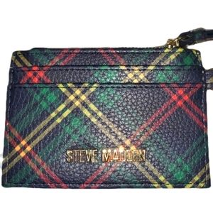 Steve Madden Plaid Wallet  NWT